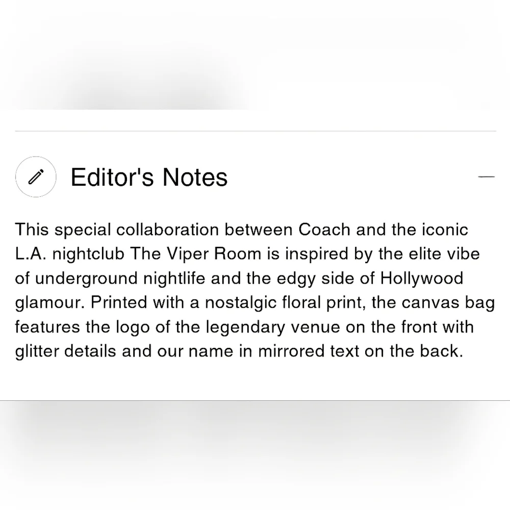 Coach x The Viper Room NWT - Picture 6 of 6